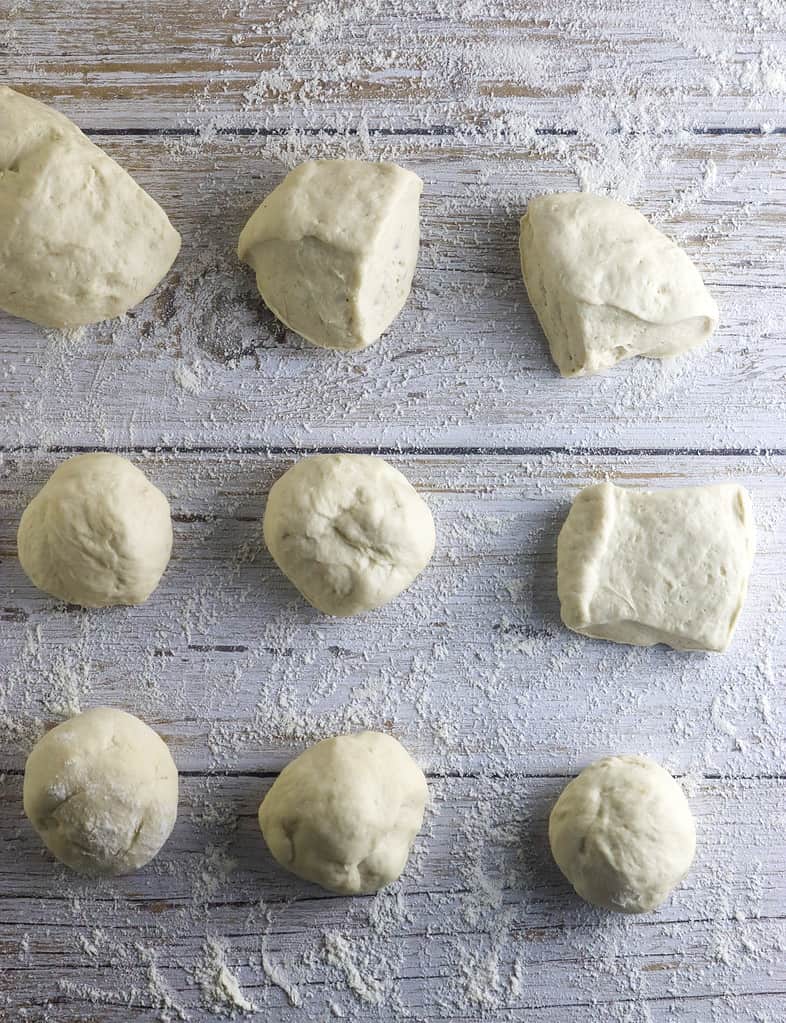 mini pizzetta dough balls